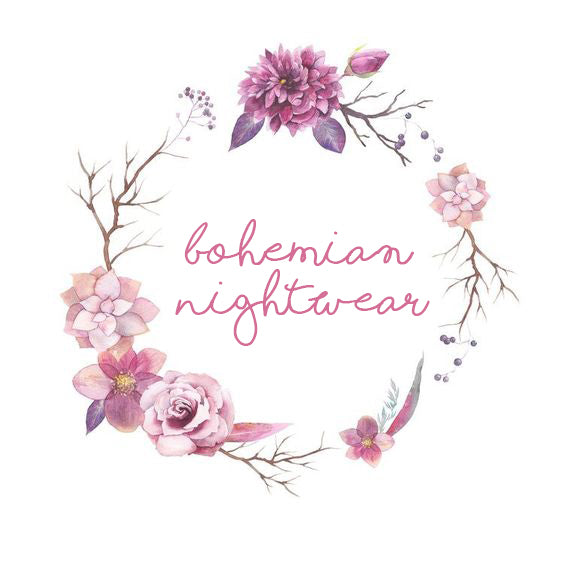Luxurious, bohemian nightwear – a perfect present for the lovely ladies in your life (or for some well-deserved self-gifting!)