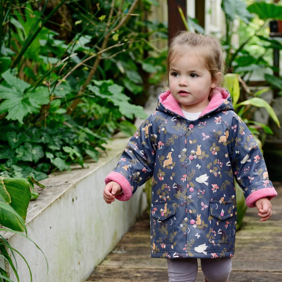 Regenmantel „Zauberwald“.