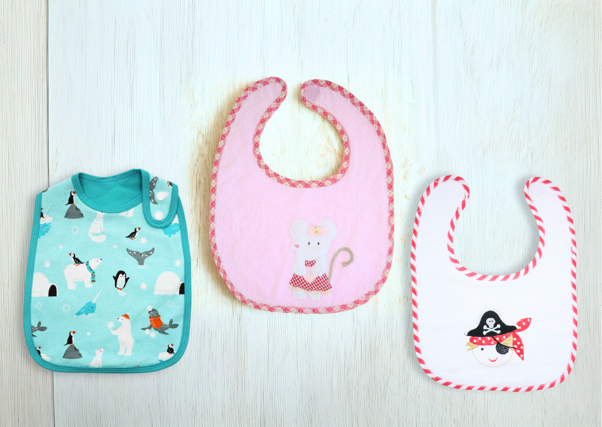 Pack of 3 mixed bib set