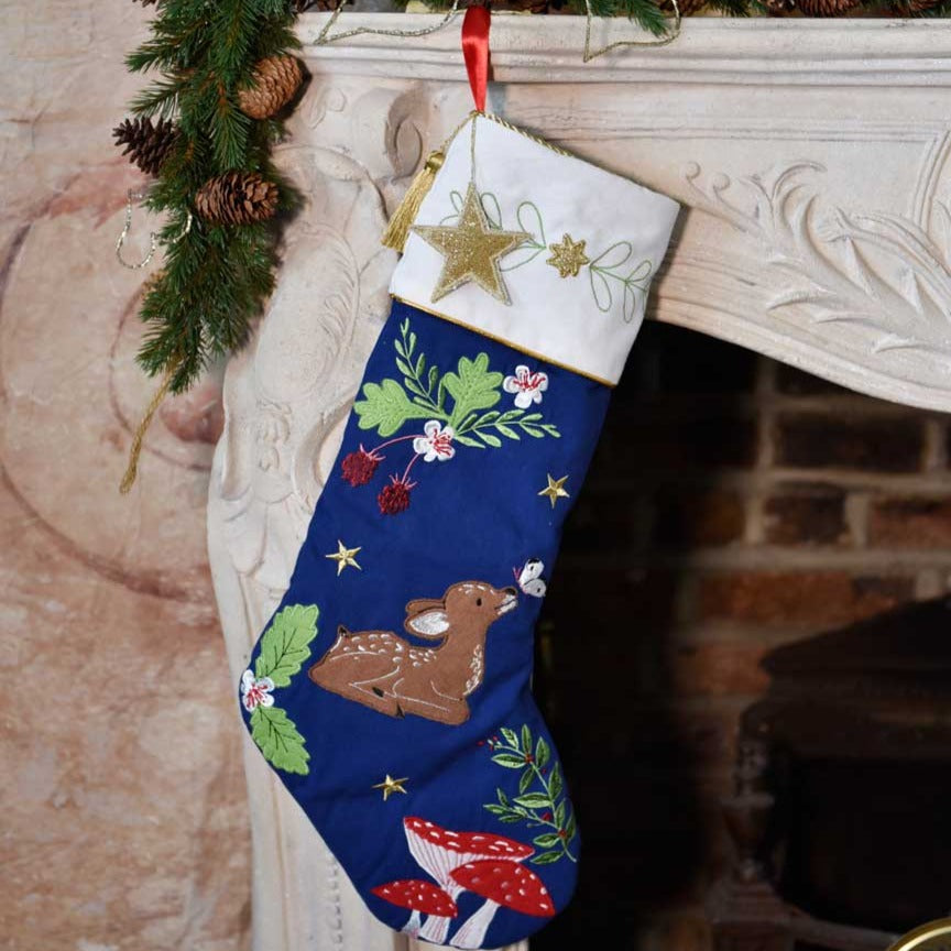 Enchanted Forest Christmas Stocking