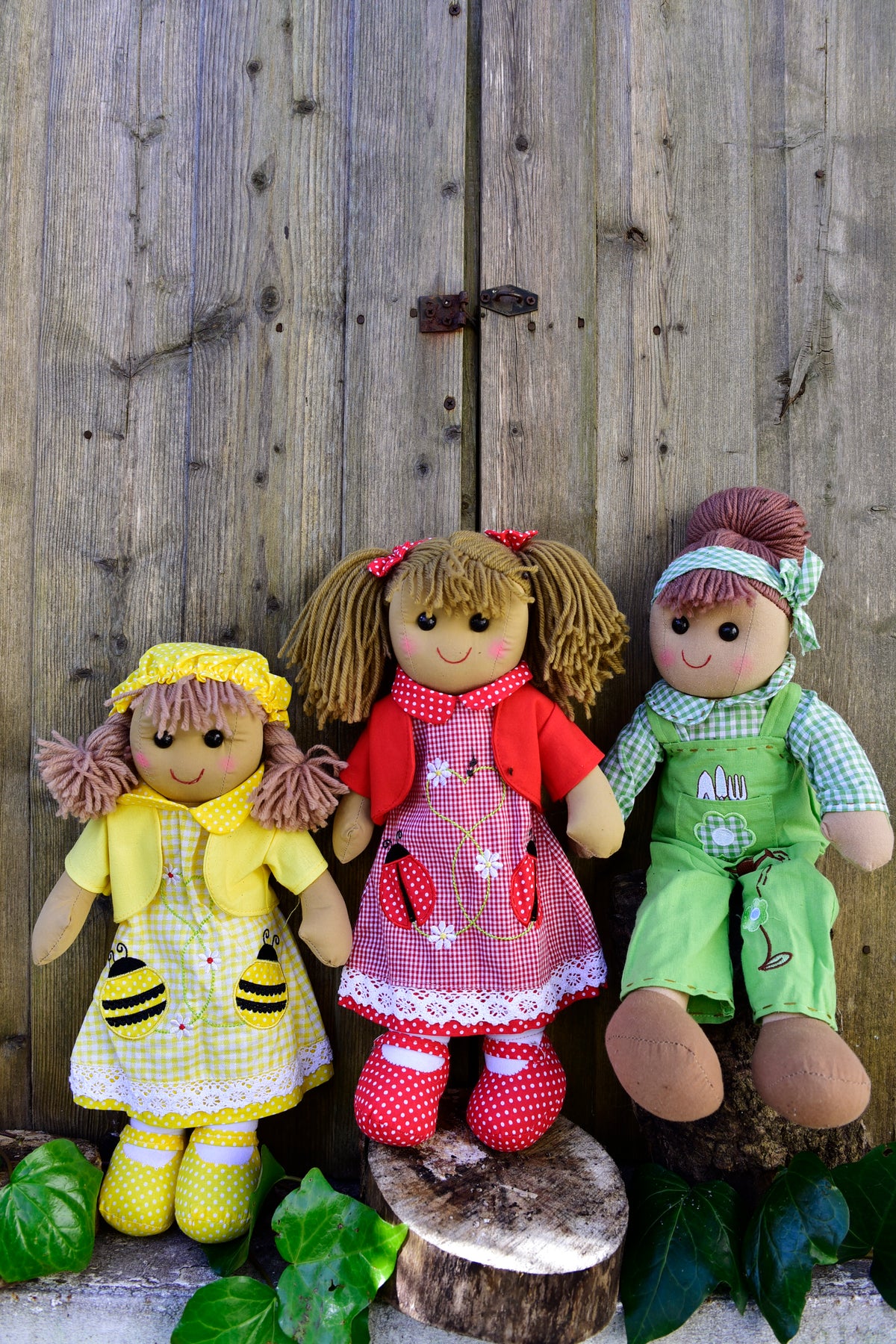 Yellow Bumble Bee Dress Rag Doll 40cm