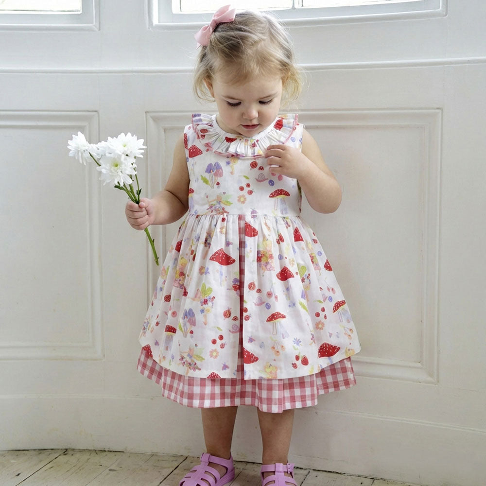 Fairy Print Pinafore Dress