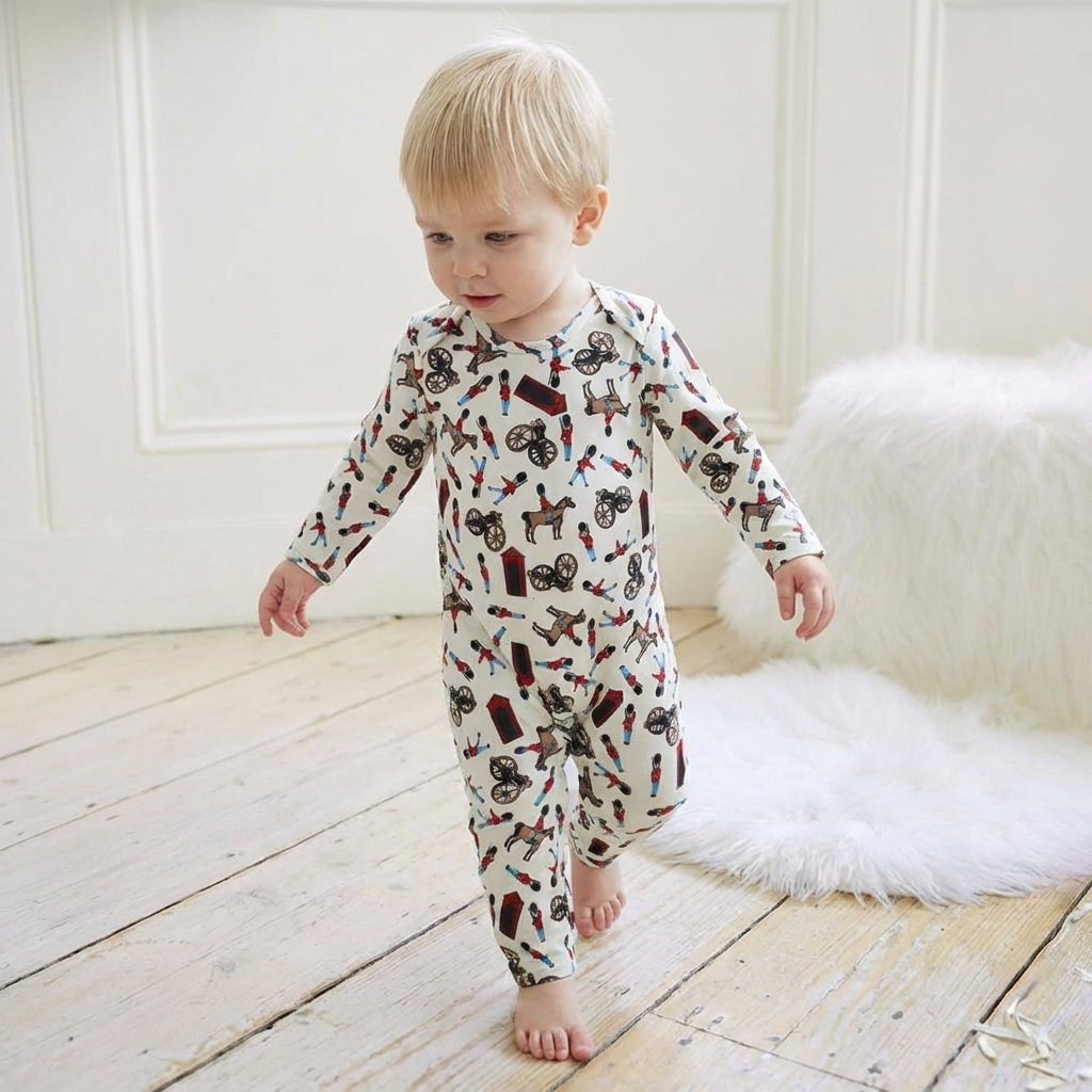 Horse Guard Print Jumpsuit