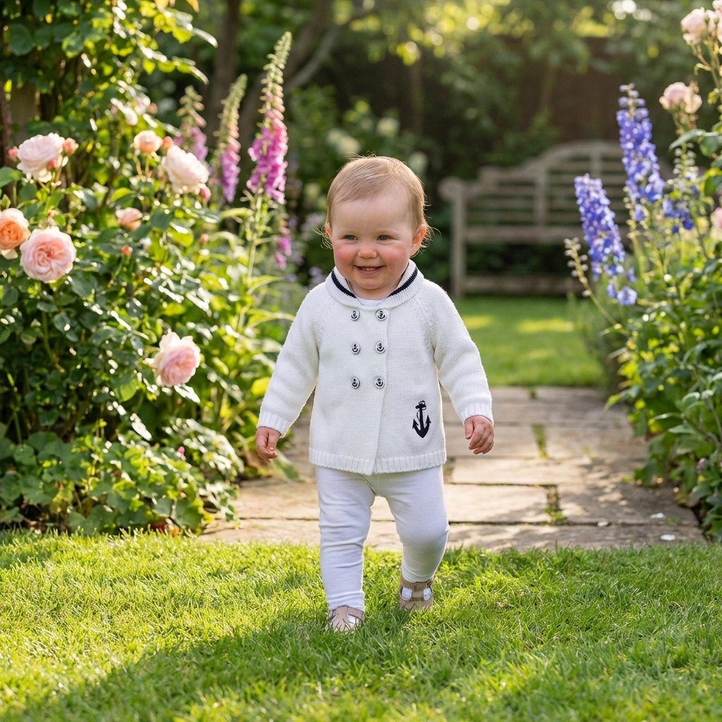 Anchor Knitted Pram Coat