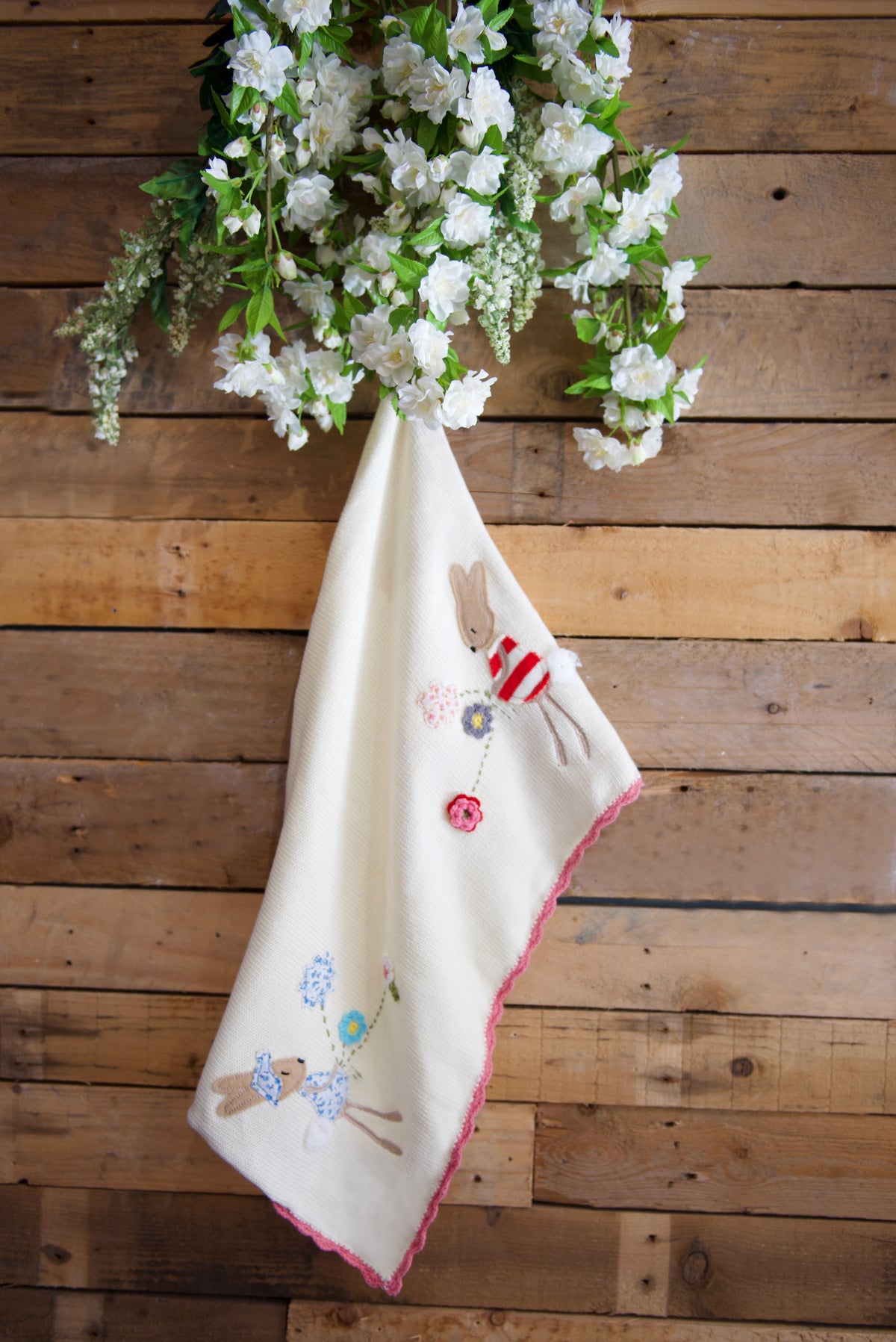 Rabbit Pram Blanket