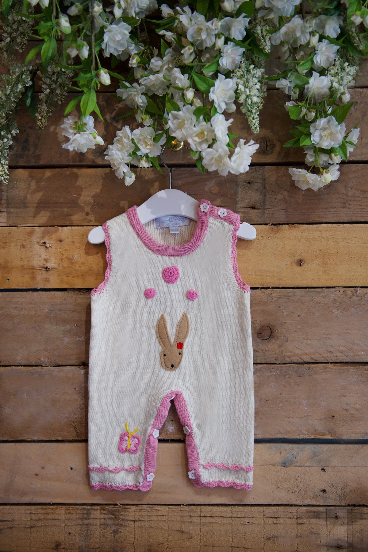 Rabbit Sleeveless Baby Jumpsuit
