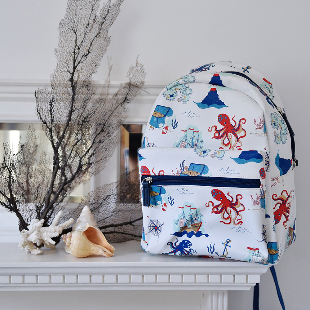 High Seas Print Backpack