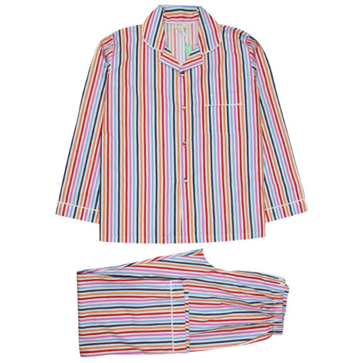 Pigiama Uomo Fred In Modal A Righe Bianche E Rosse