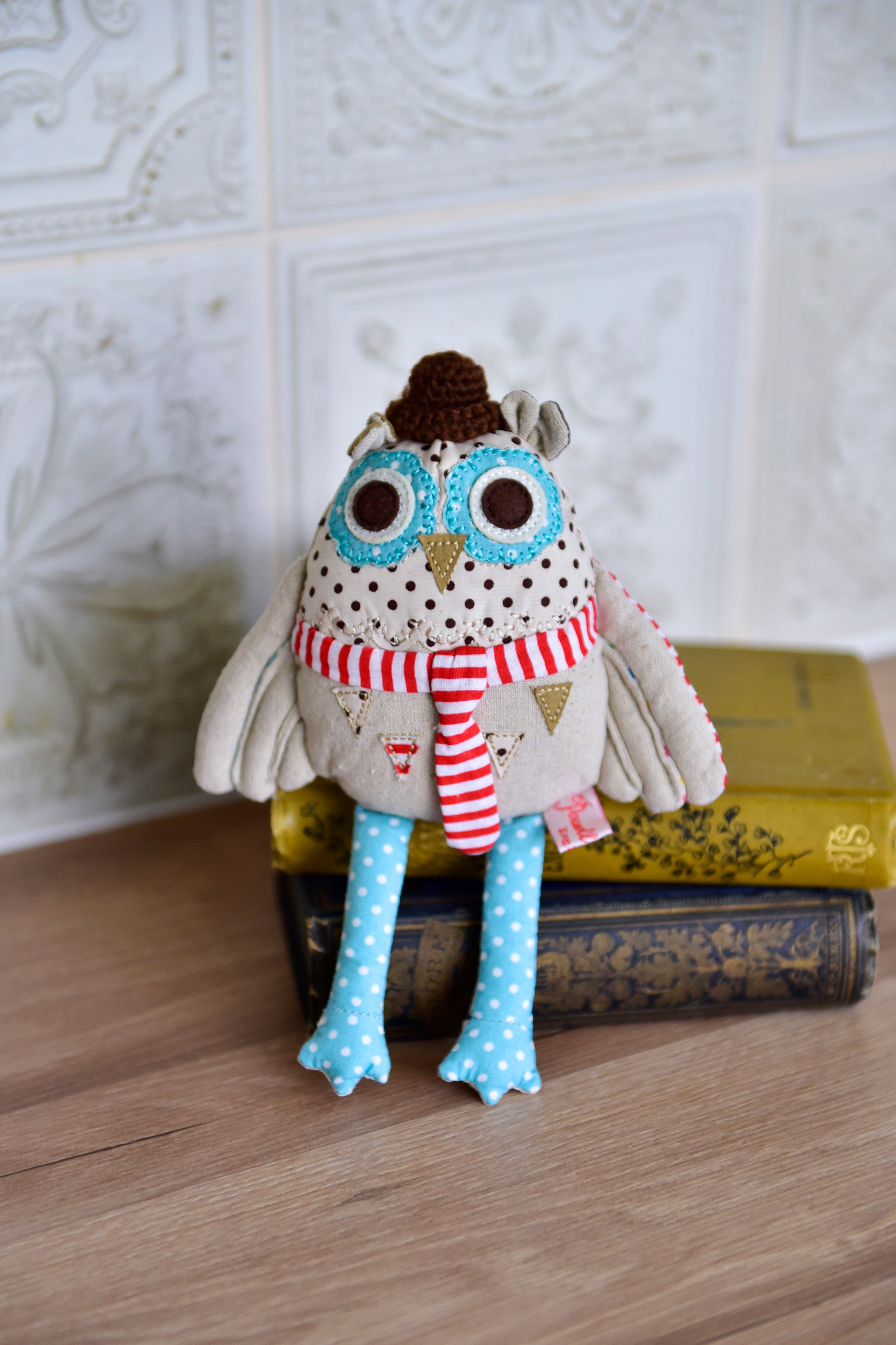 ふくろうぬいぐるみXL FANS Crafts 【レア】ヴィンテージ　フクロウ　ぬいぐるみ　Alresford プレミアム オンラインクレーンゲーム | ぬいぐるみ