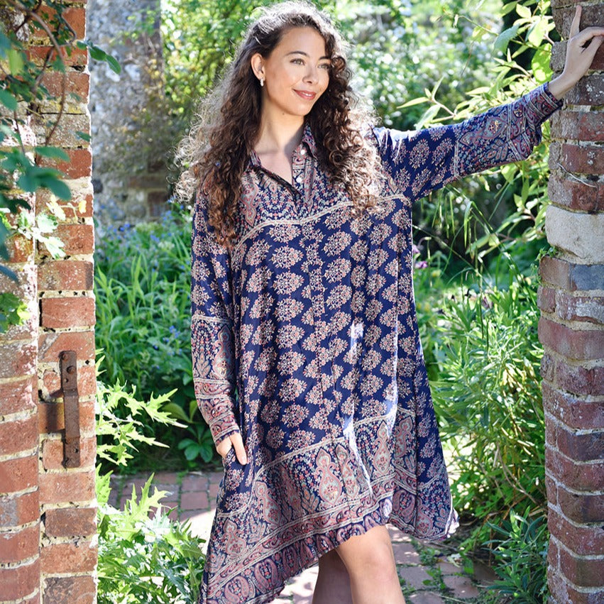 Navy Blue Dress Shift Dress With Leggings Navy Blue Tights Outfit Kırankaya Mühendislik