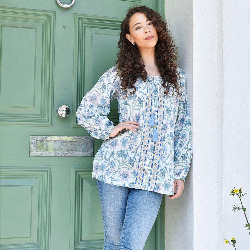 Lilac, Blue & Mint Button Down Shirt