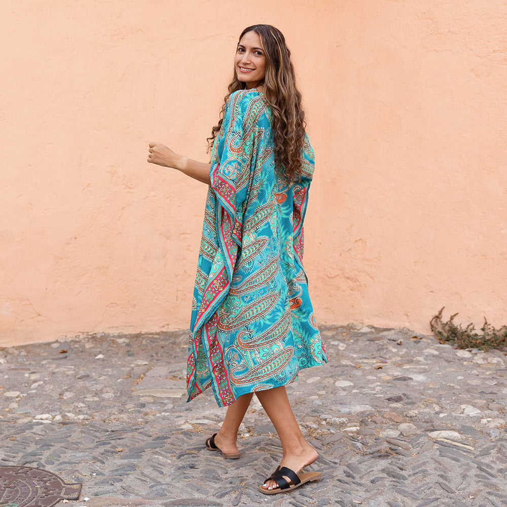 Orla - Turquoise Kaftan