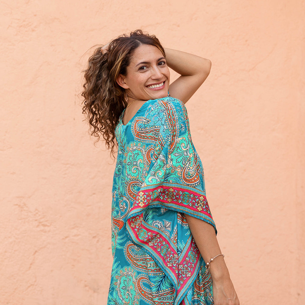 Orla - Turquoise Kaftan