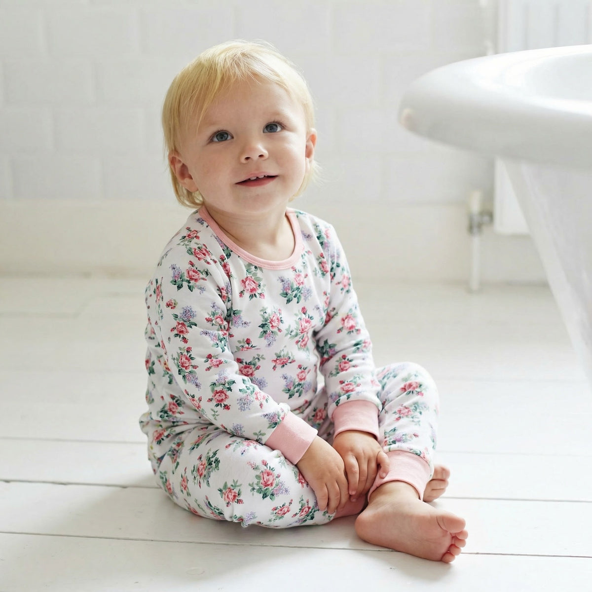 Floral Rose Cosy Pyjamas