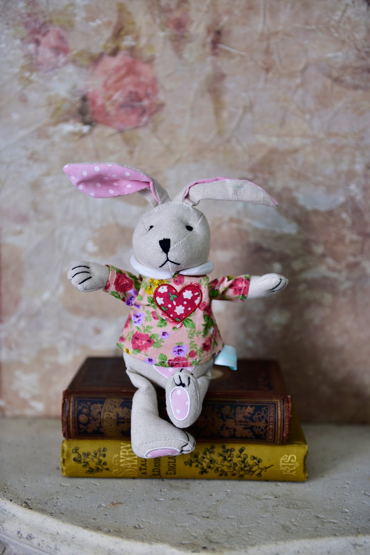 Rabbit Soft Toy with Love Heart Dress
Success