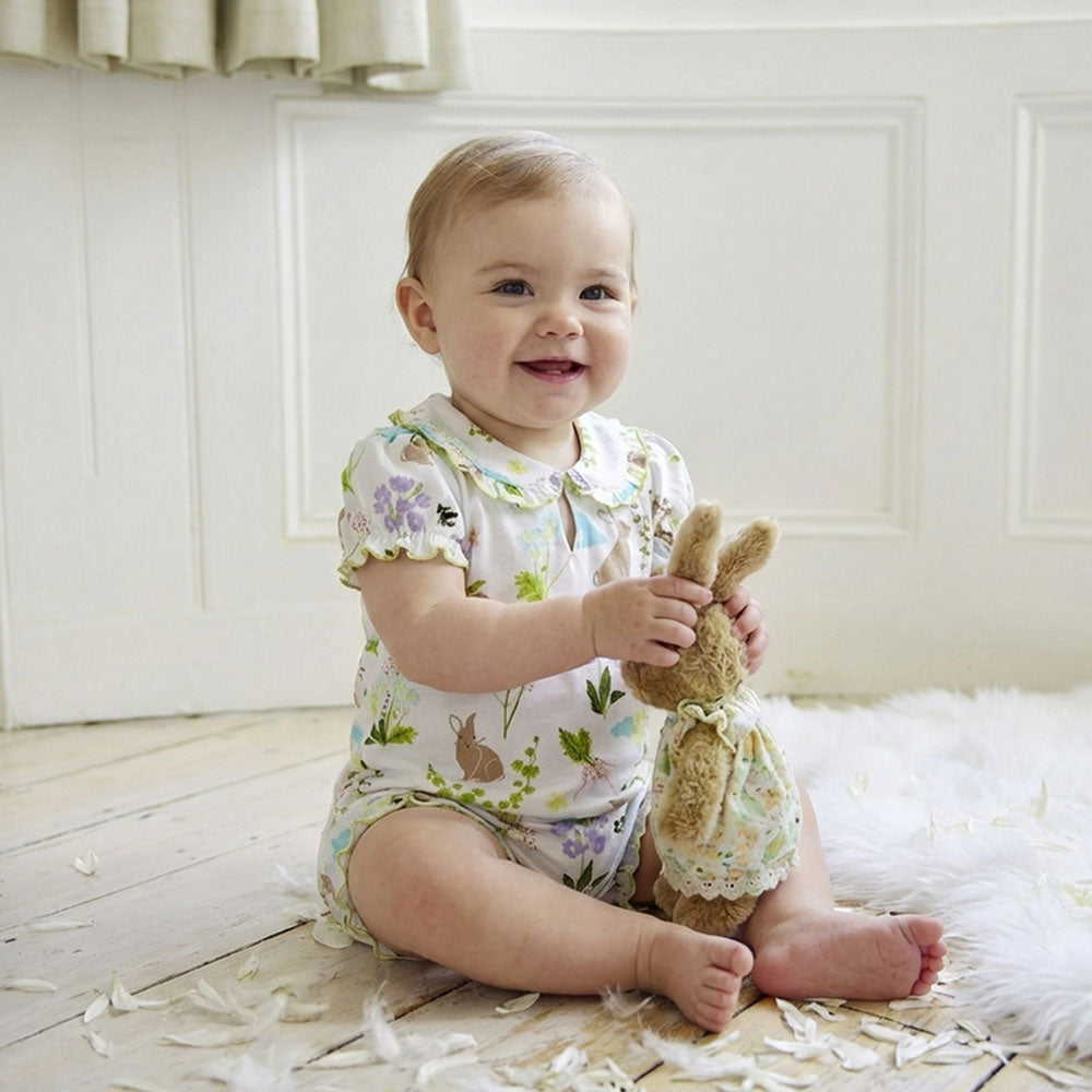 Meadow Print Baby Grow