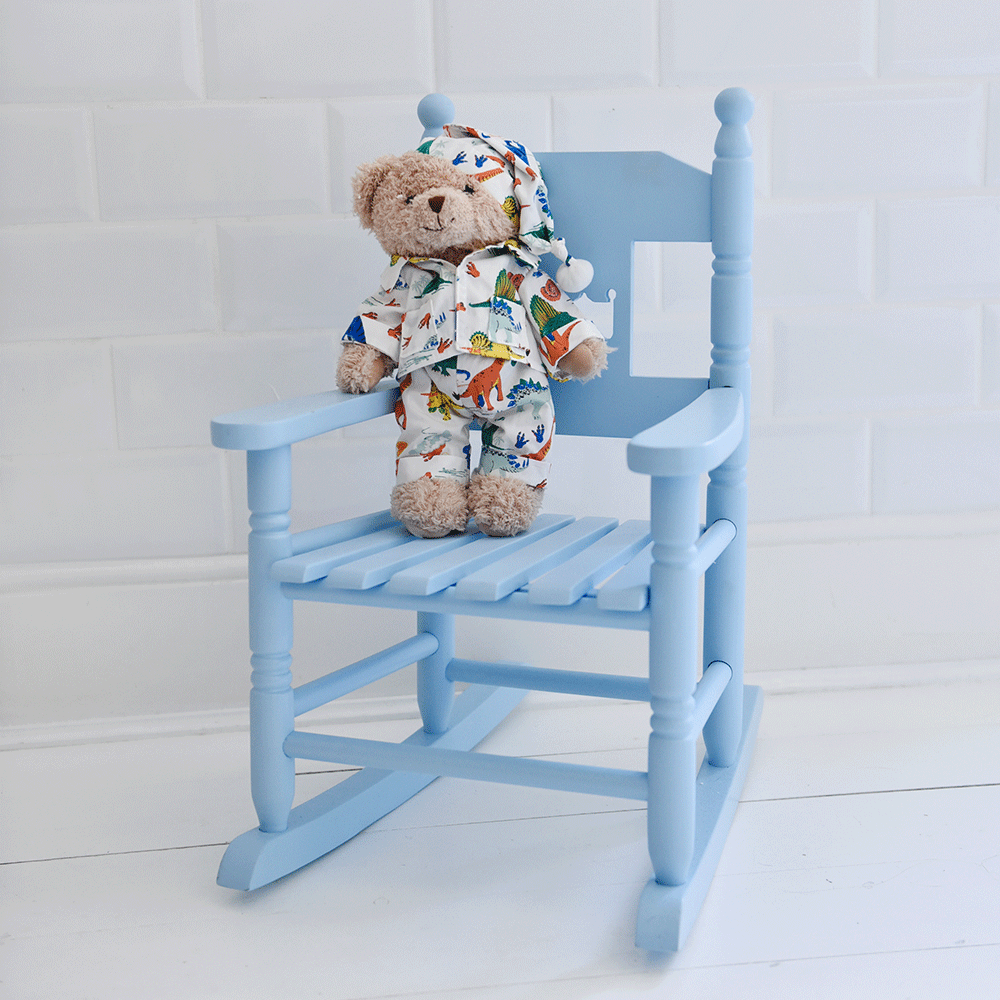 Blue Rocking Chair