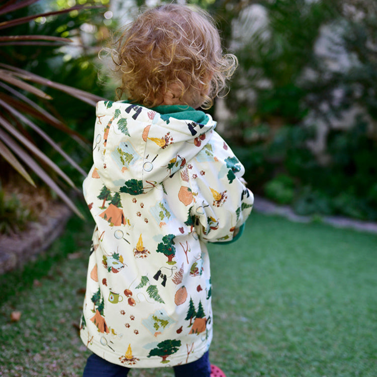 Great Outdoors Print Raincoat