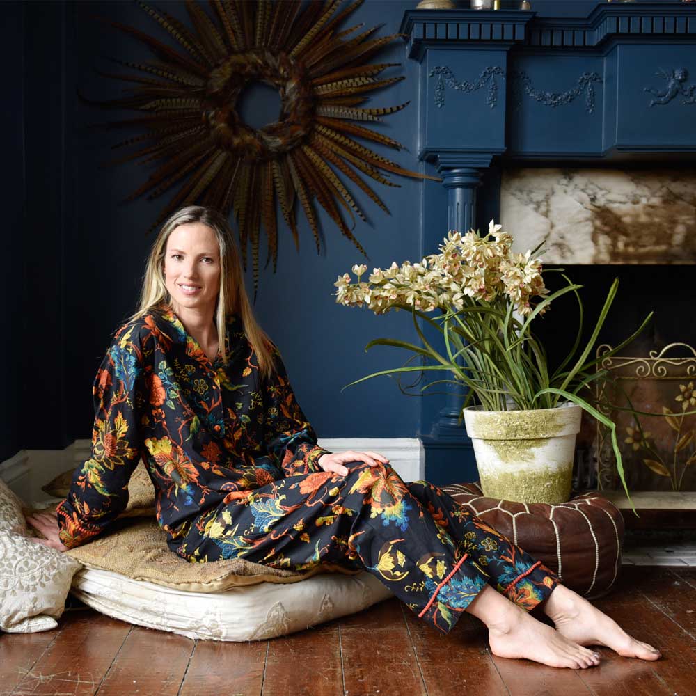 Burnt Orange Print Pyjamas