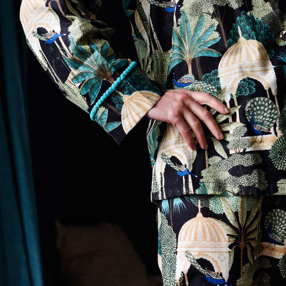 Pagoda Garden Print Pyjamas