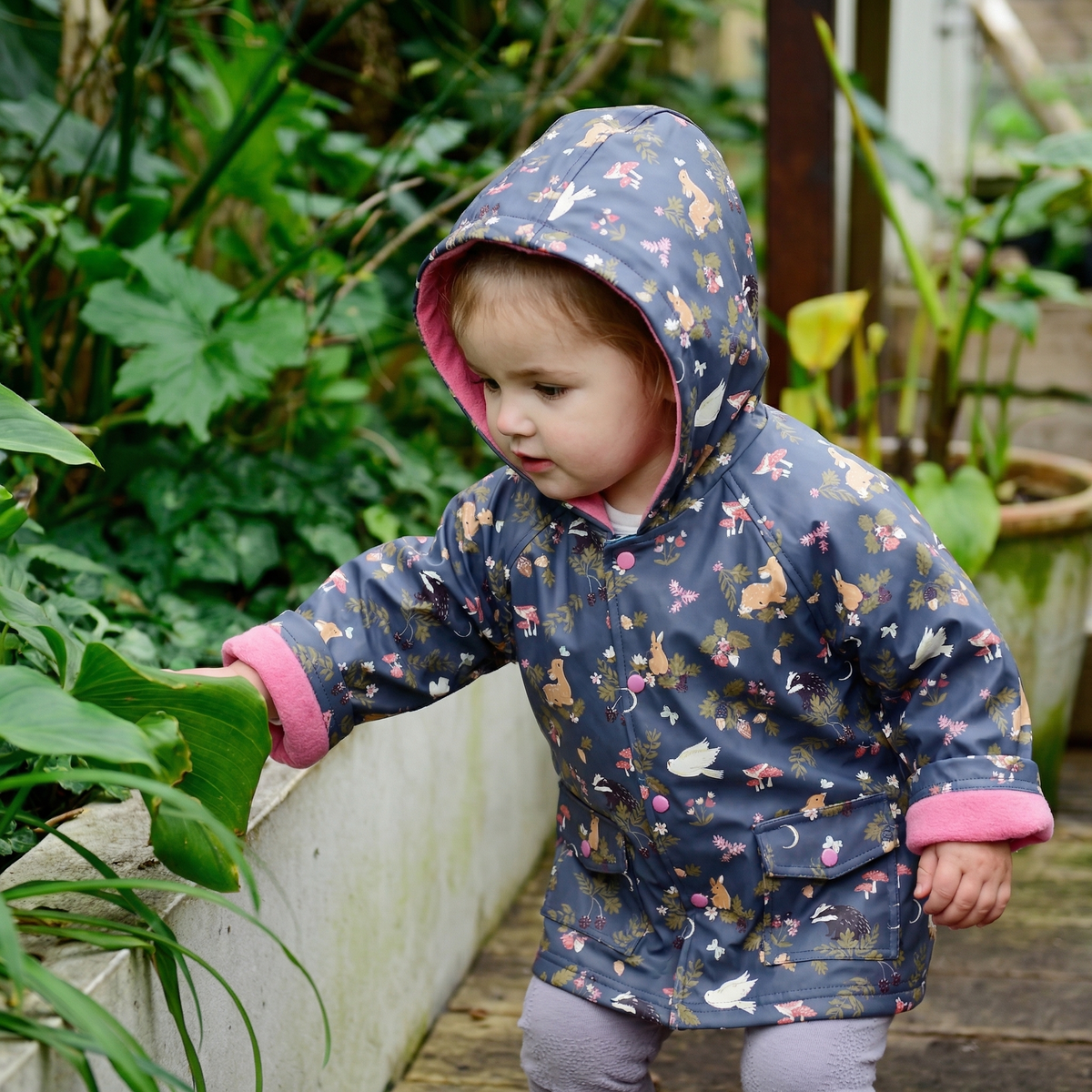 Regenmantel „Zauberwald“.