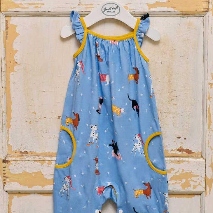 Cats & Dogs Print Playsuit