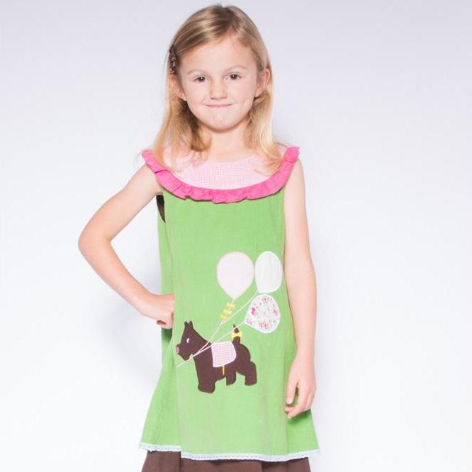 Scottie Dog Cord Dress