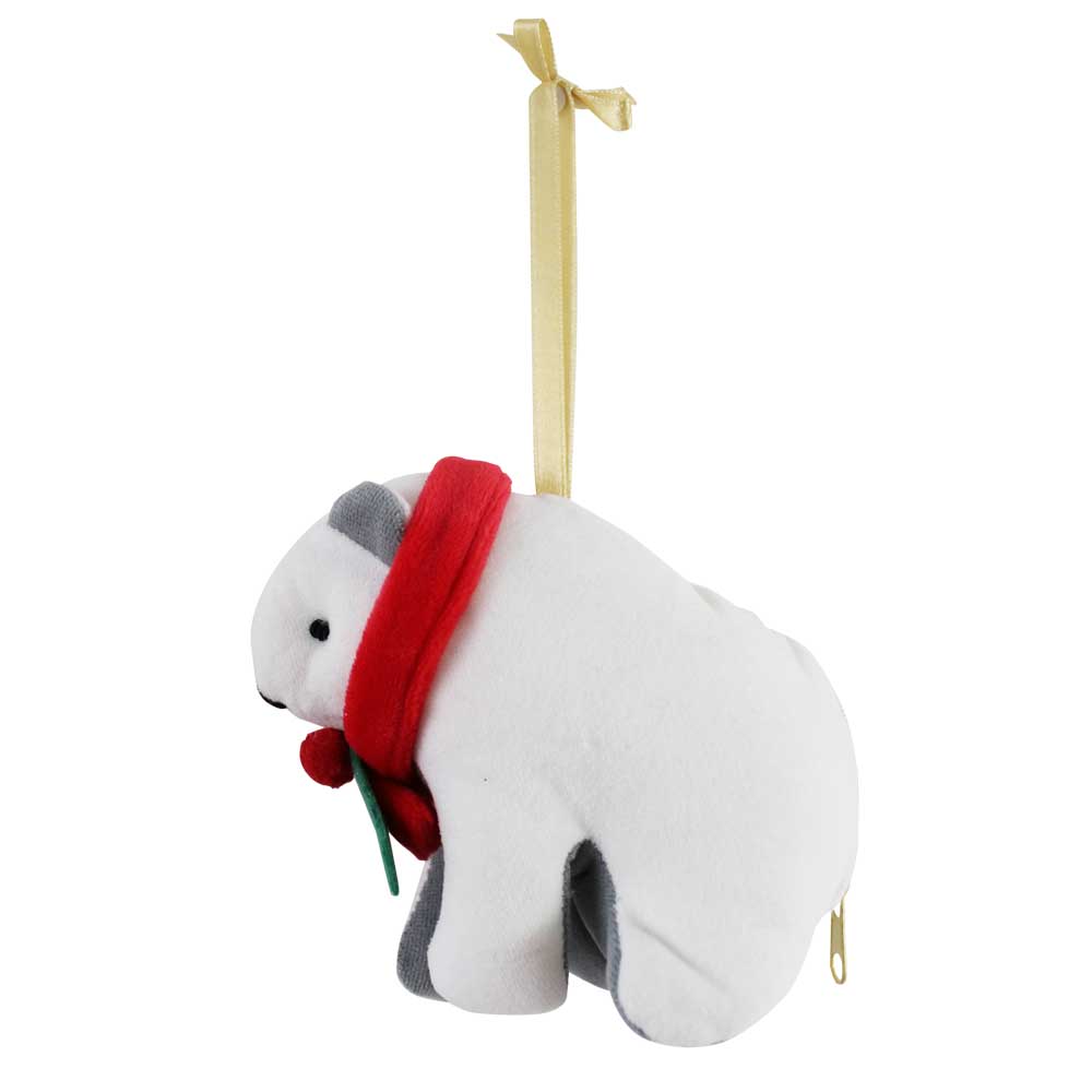 Polar Bear Hanging Decoration Lavender Filled