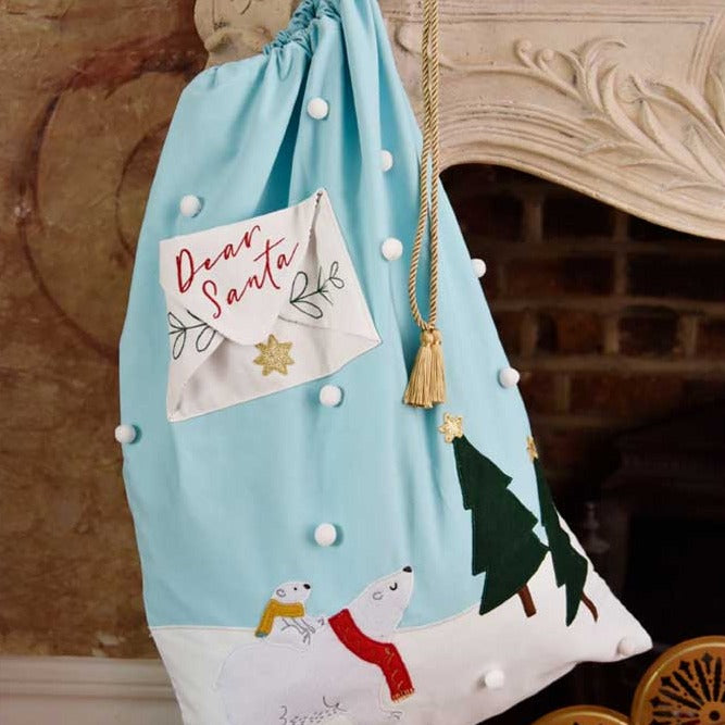 Polar Bear Christmas Sack