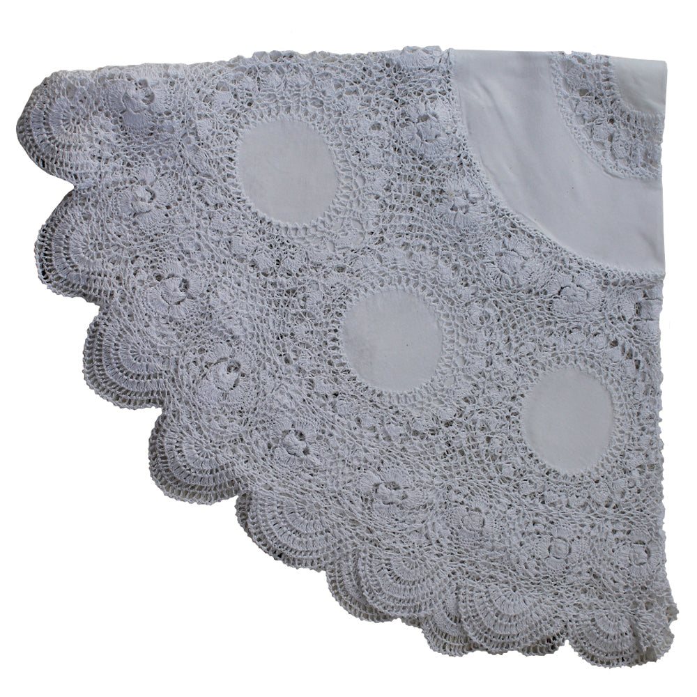 Round Crochet Tablecloth