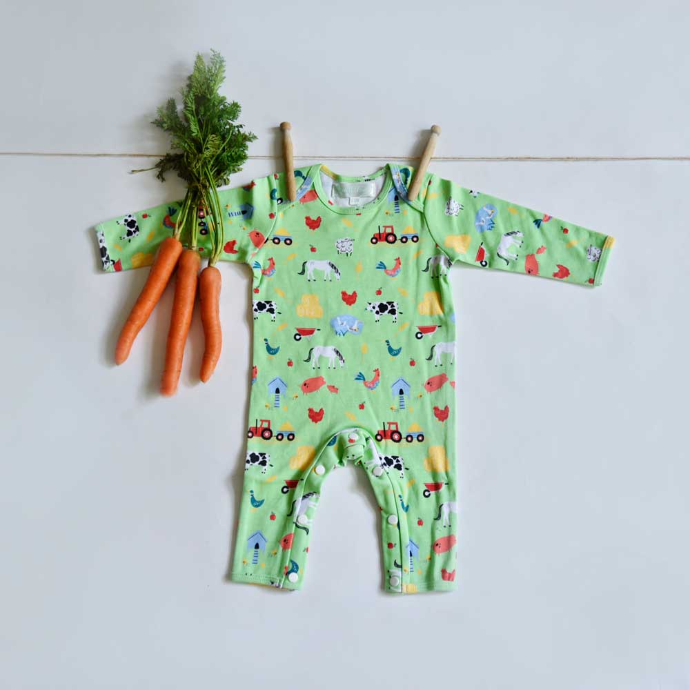 Farmyard Print Jumpsuit