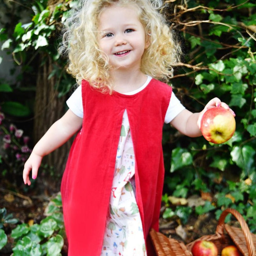 Red Riding Hood A-Line Cord Dress Red Riding Hood A-Line Cord Dress