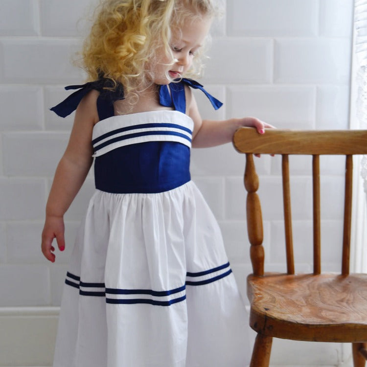 Strapped Top Sailor Dress