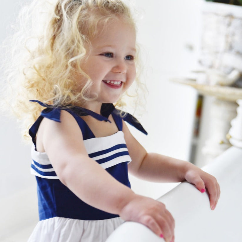 Strapped Top Sailor Dress