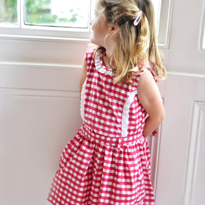 Red Gingham Dress