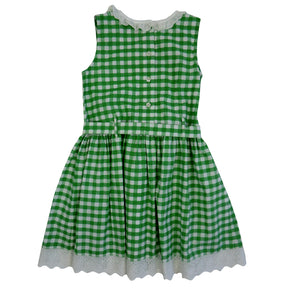 Green Gingham Dress