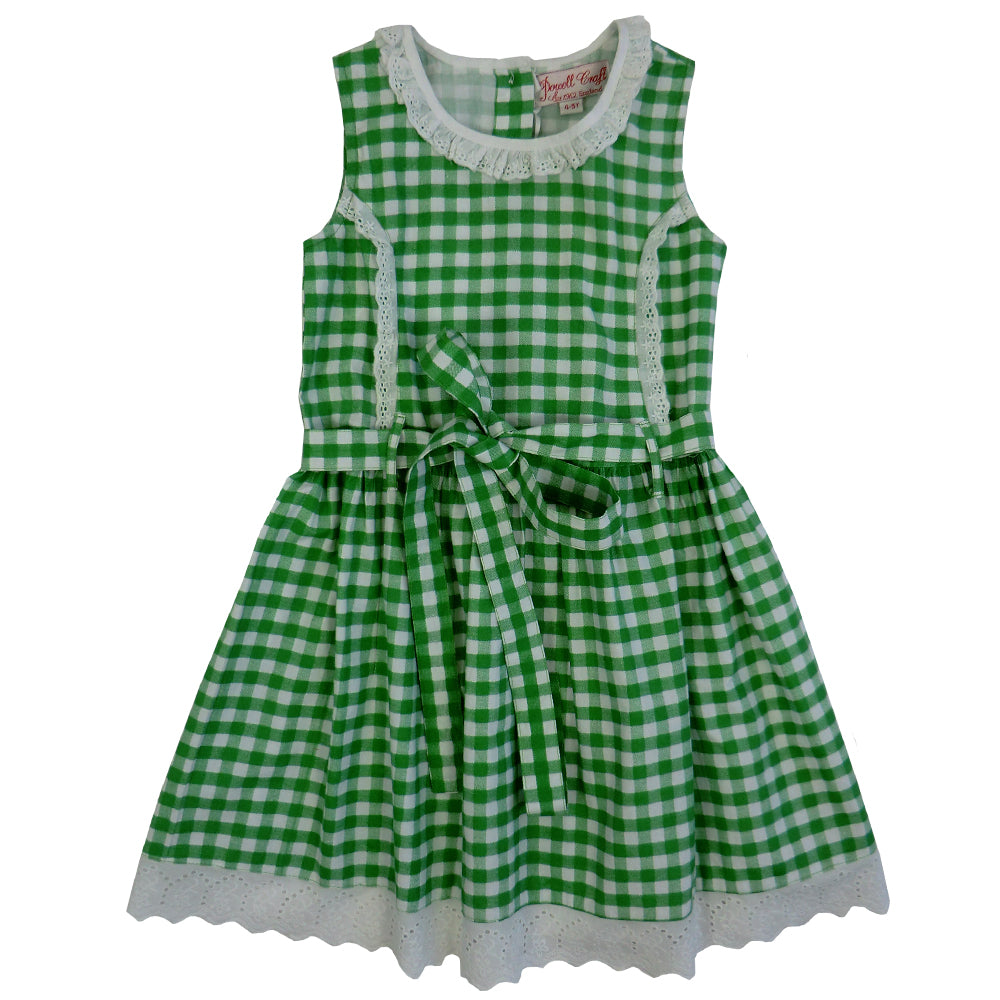 Green Gingham Dress