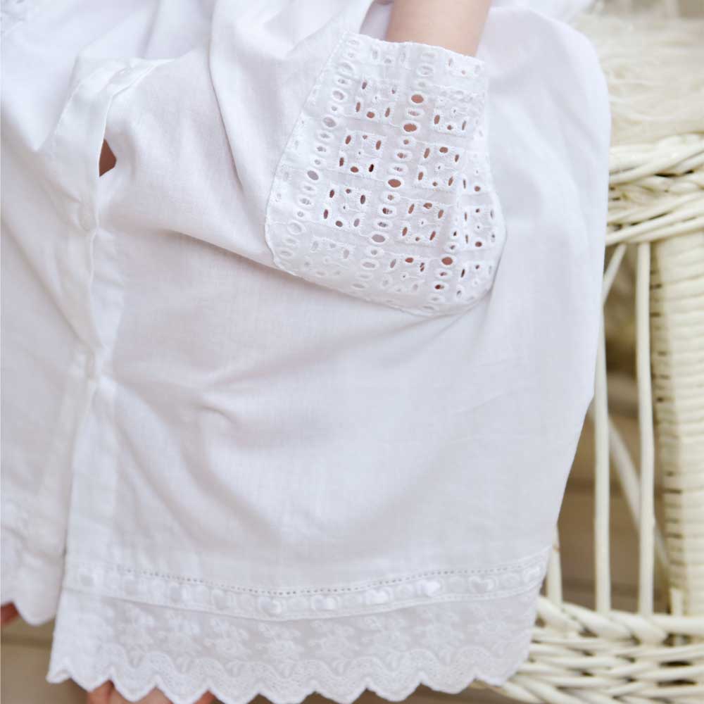 White Button Down Dress With Pockets