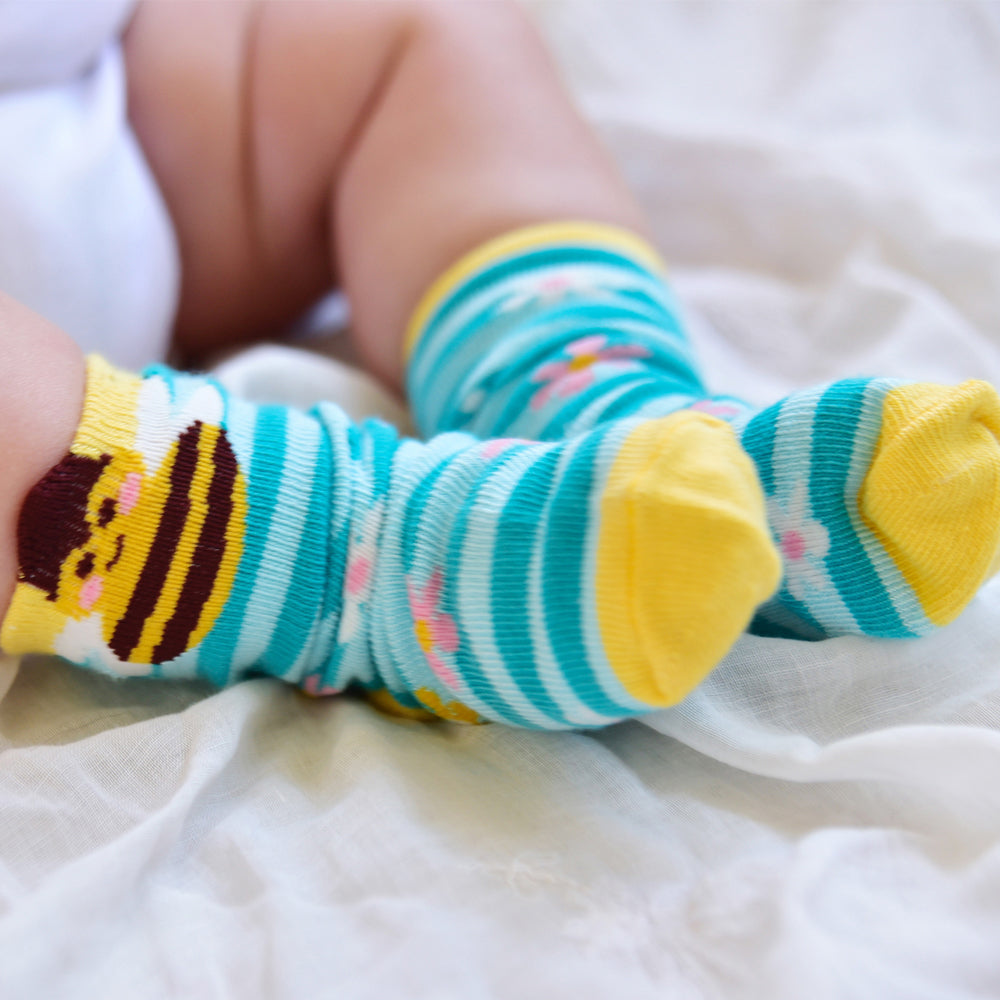 Bumble Bee Socks (Pack of two pairs) - Main Image