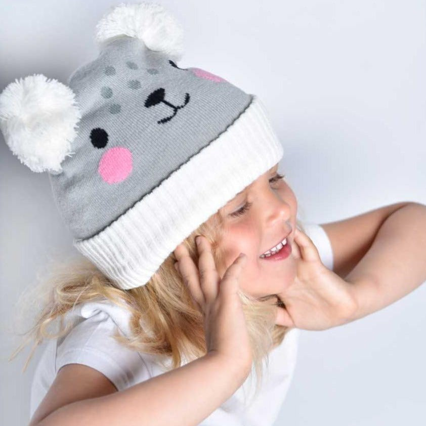 Sombrero de punto de oso