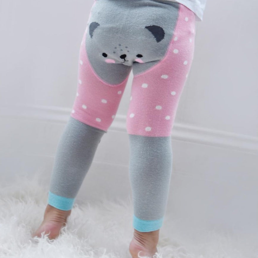 Bear Knitted Leggings