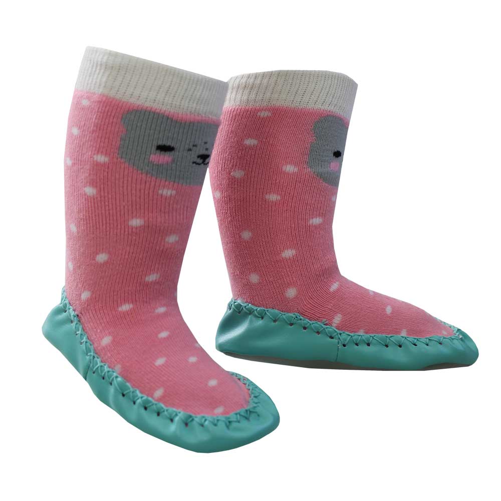 Bear Moccasin Slippers