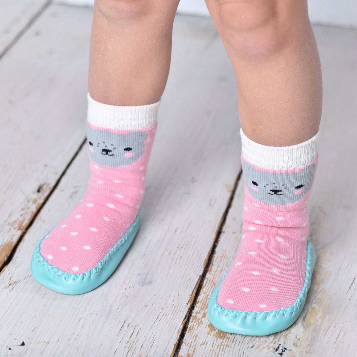 Bear Moccasin Slippers