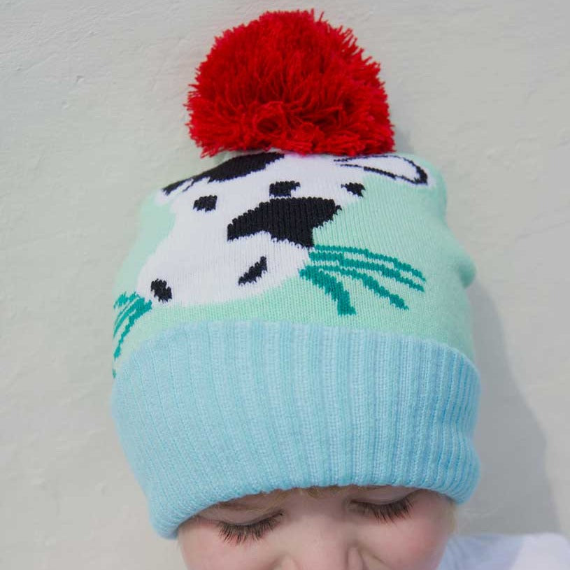 Gorro de punto de granja