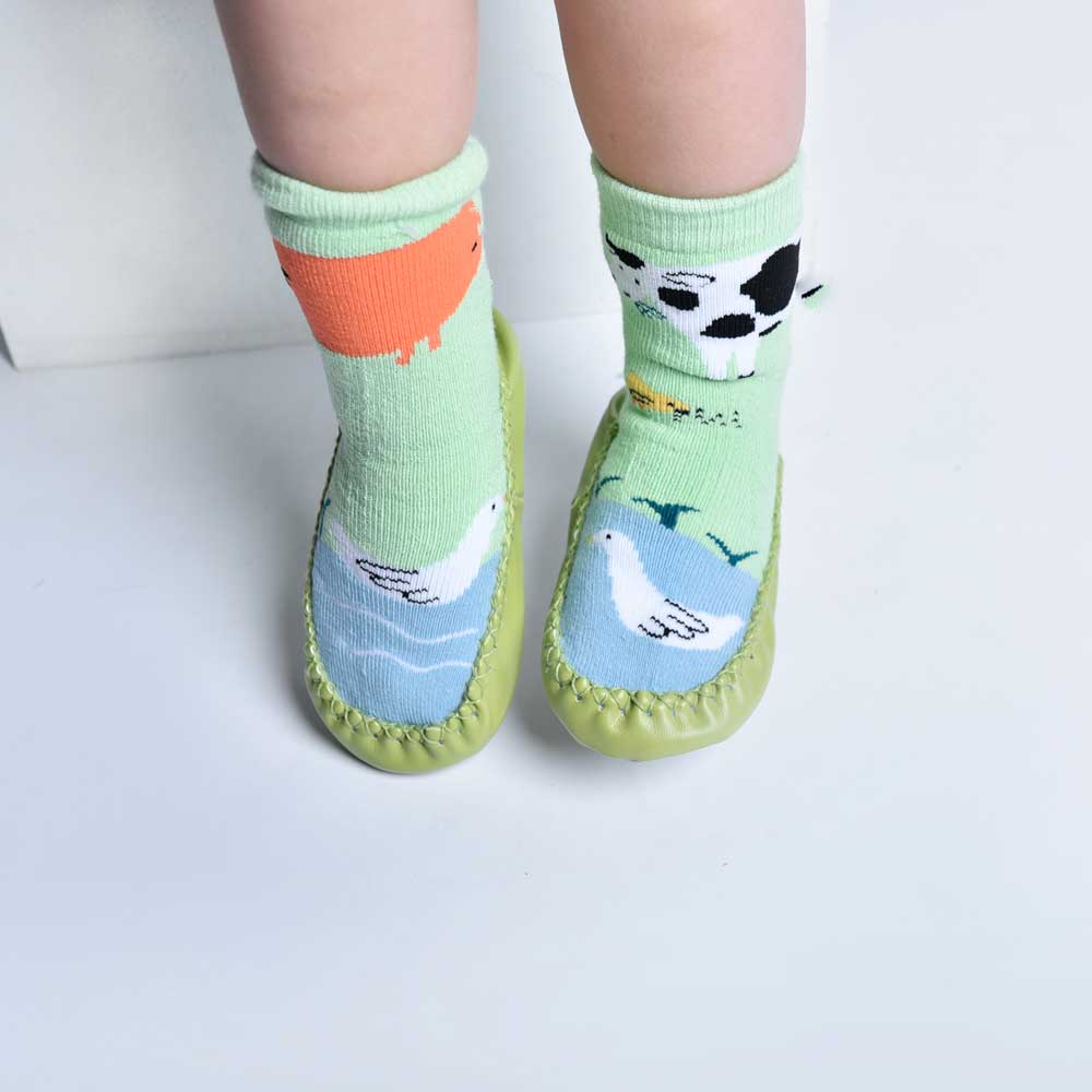 Farmyard Moccasin Slippers