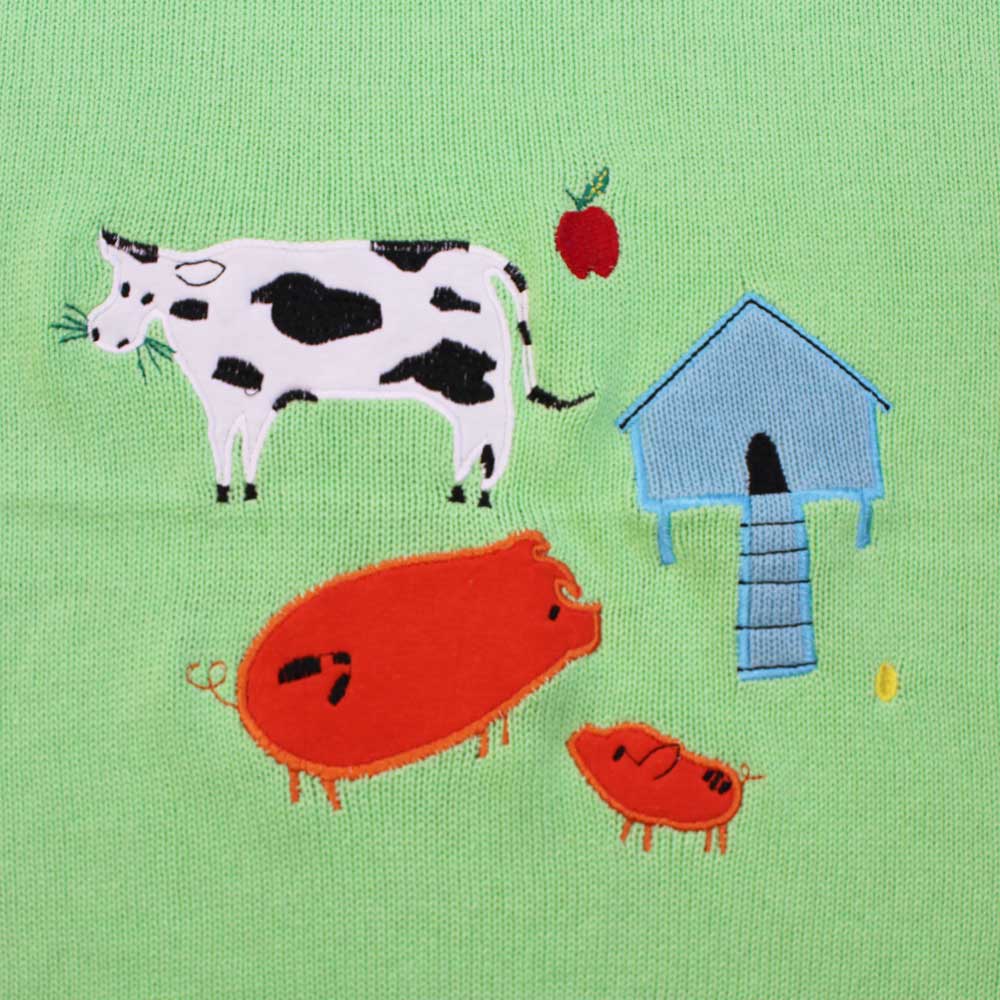 Farmyard Pram Blanket