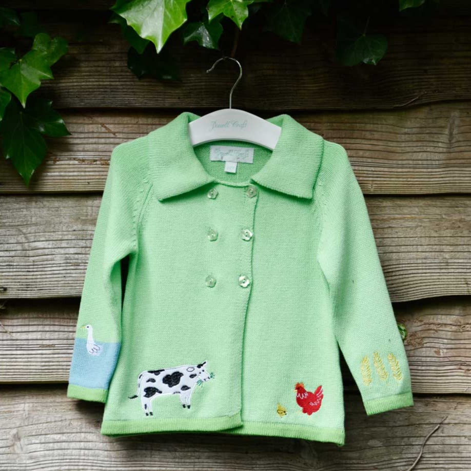Farmyard Knitted Pram Coat