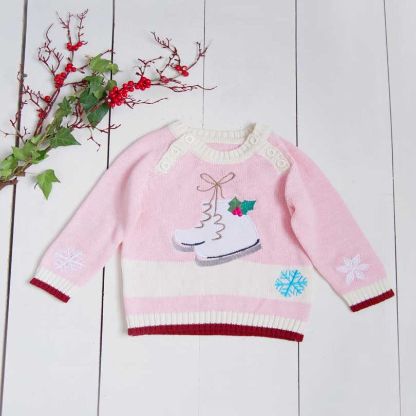 Ice Skates Knitted Jumper