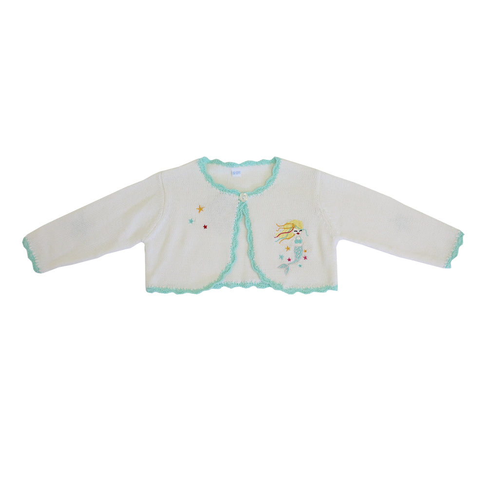 Mermaid Knitted Baby Bolero