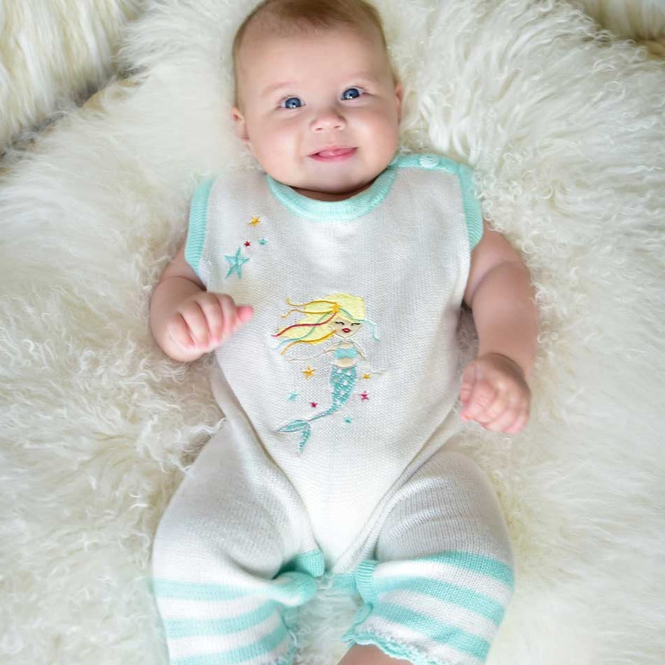 Mermaid Sleeveless Knitted Jumpsuit